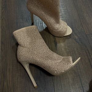 Aldo Bedazzled ankle heel